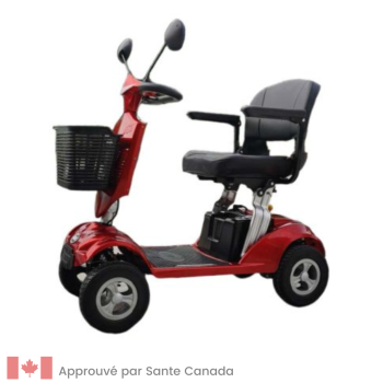 Quadriporteur pliable rouge